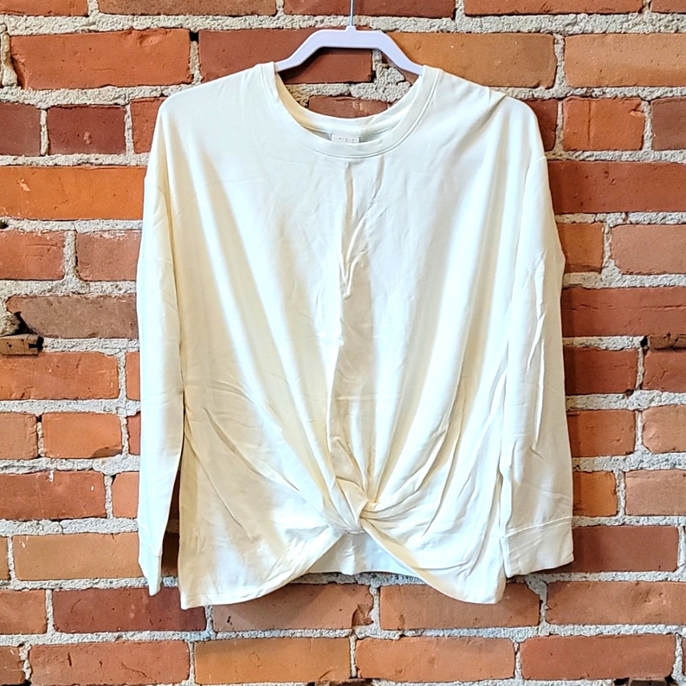 NWT Long Sleeve off white Knot tie shirt